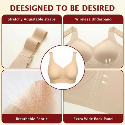 Velacharm LAST DAY SALE 70% OFF - Super firming Wire free Bra